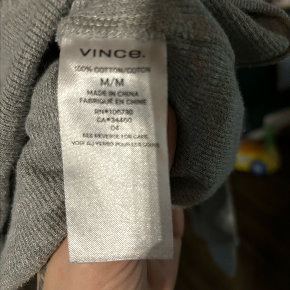 Vince Slub hooded Henley M Grey - Picture 4 of 5